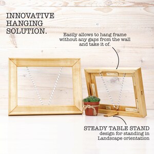 Birch Wood Tablet Frame for Samsung - Desk & Wall Mount: Available in ...