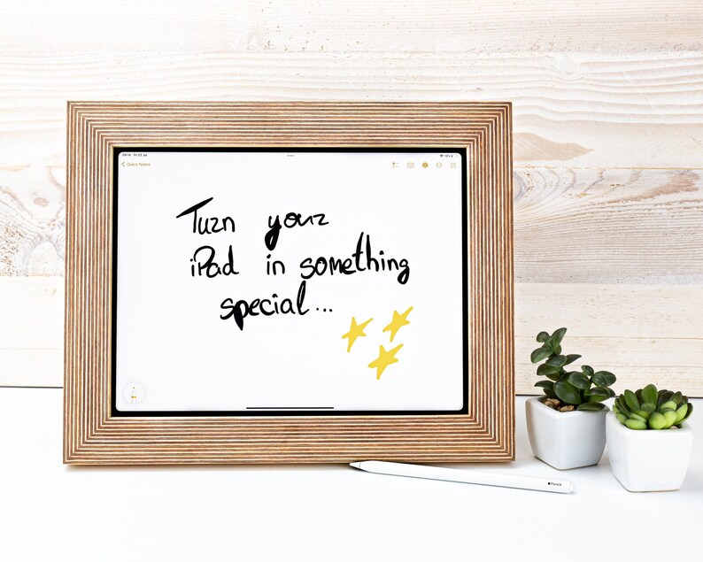 Wooden Frame for Ipad Tablet Stand Picture Frame for Ipad Etsy