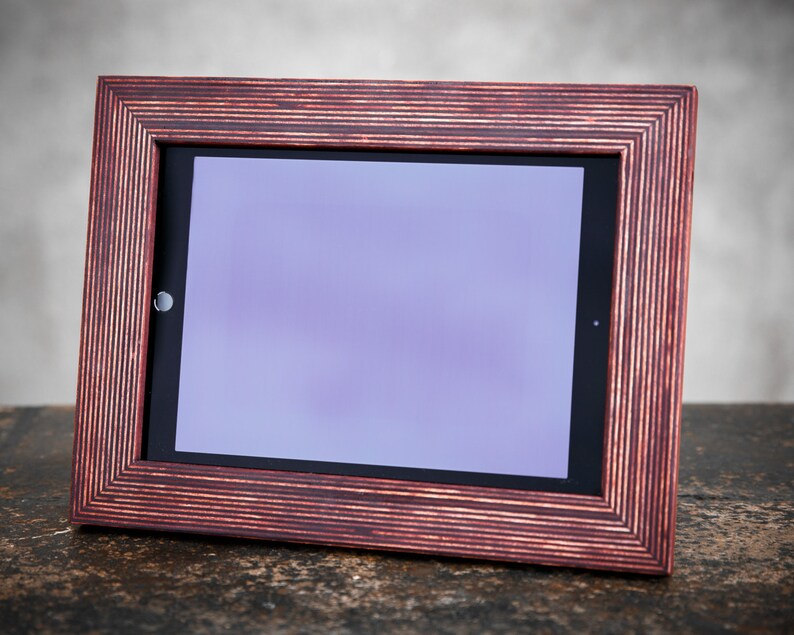 Ipad Stand Tablet Holder Frame Picture Wood Photo Display