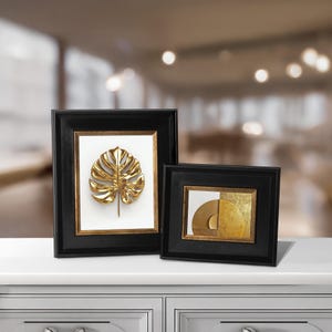 Gold und Schwarzer Diplom-Rahmen, Schwarzer Holzrahmen mit Blattgold, Handgefertigter Holzrahmen für Fotos, Zertifikatsrahmen Größen 4x6 5x7 8x10 A4 A5