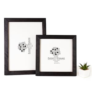 Black Color Birch Picture for Wall Art, Molding Width 23 mm, Custom Picture Frame A2, A3, A4, 8x10, 8.5x11, 9x12, 11x14, 11x17, 18x20, 16x20