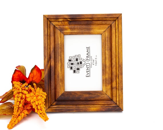 11x14 Frame Orange Solid Wood Canvas Frame Width 2 Inches - Interior Frame Depth 2 Inches|Gold