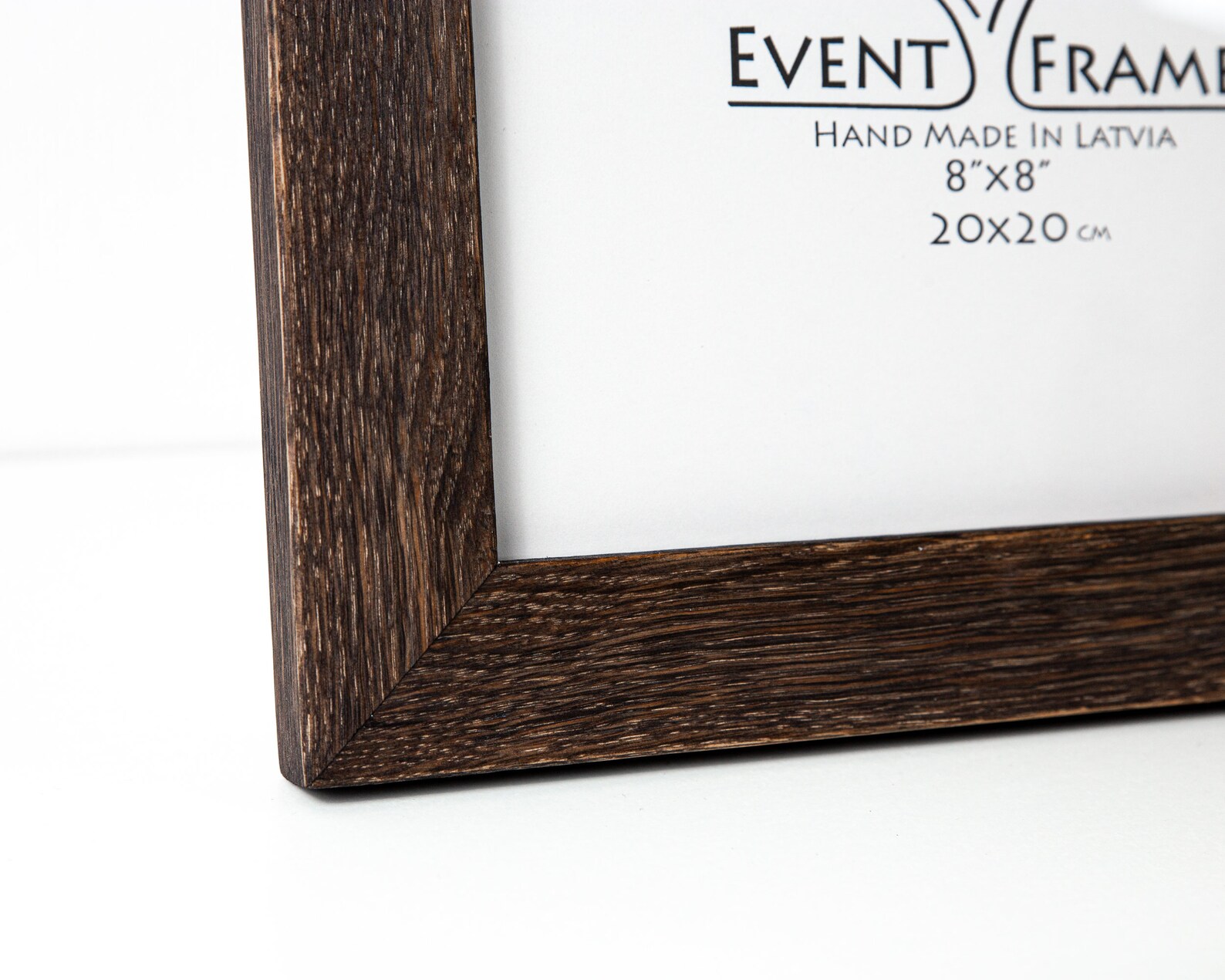 Black Oak Picture Frame Custom Sizes Wood Photo Frame Etsy