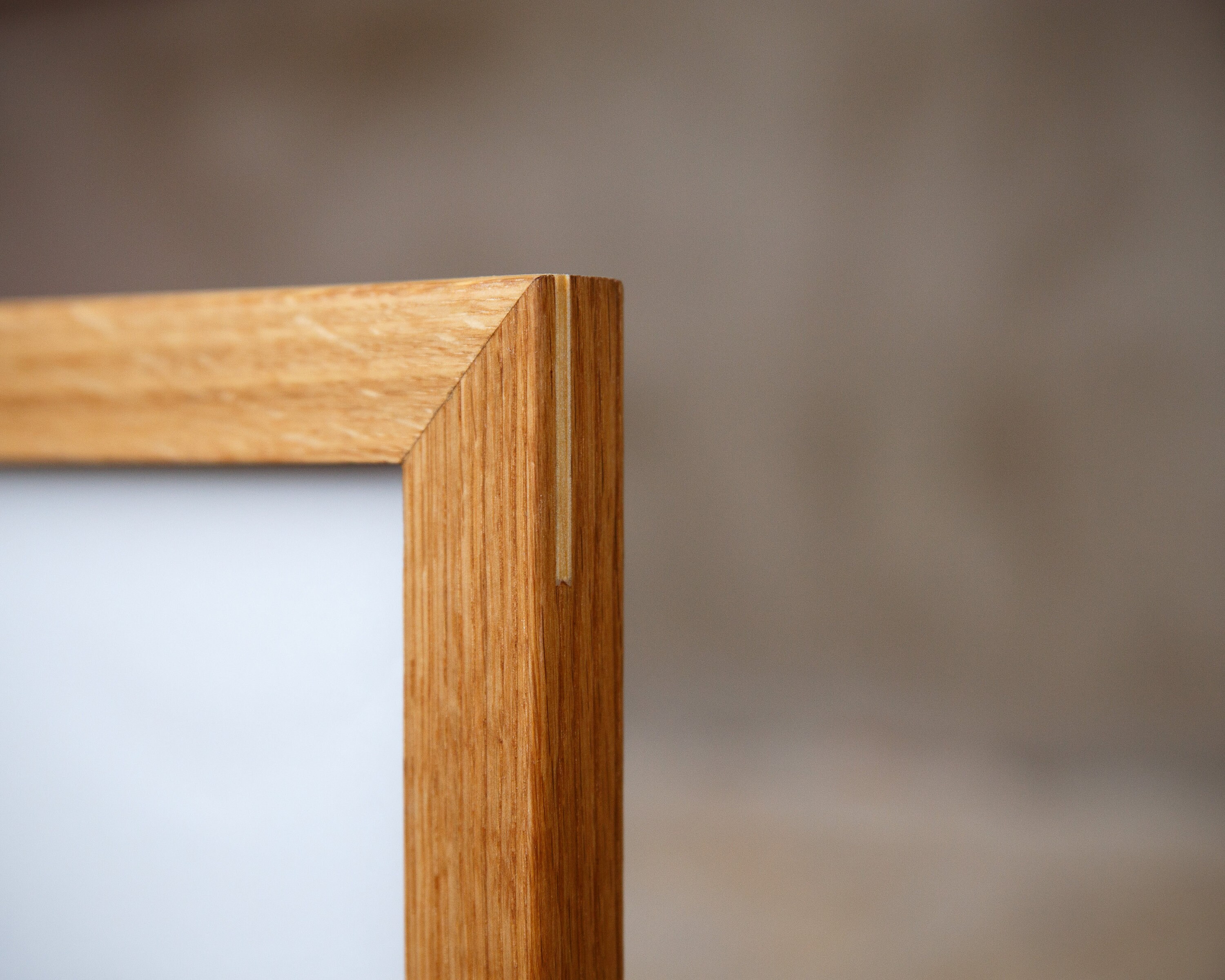 Oak Photo Frame From Solid Hardwood Custom Sizes 4x4 up to Etsy