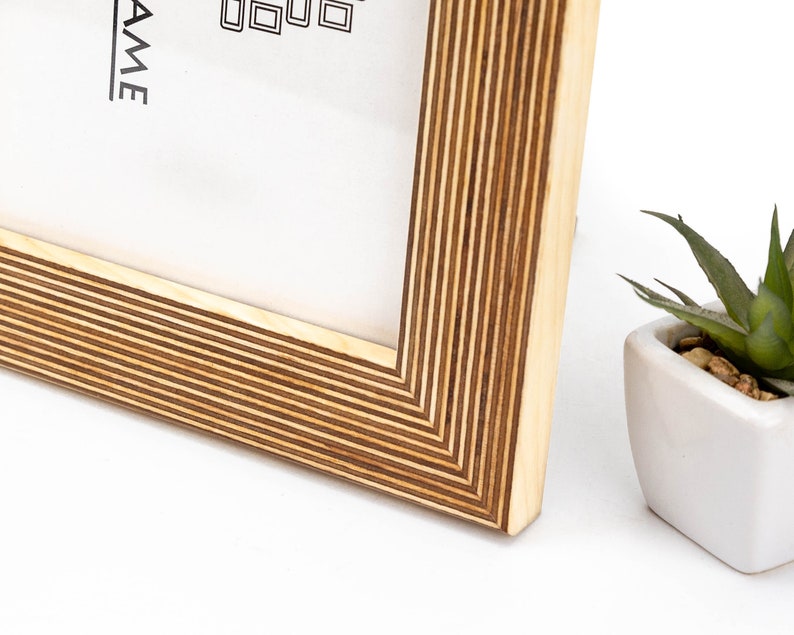 Wood Picture Frame Wood Photo Frame Birch Wood Frame A5 A4 Etsy