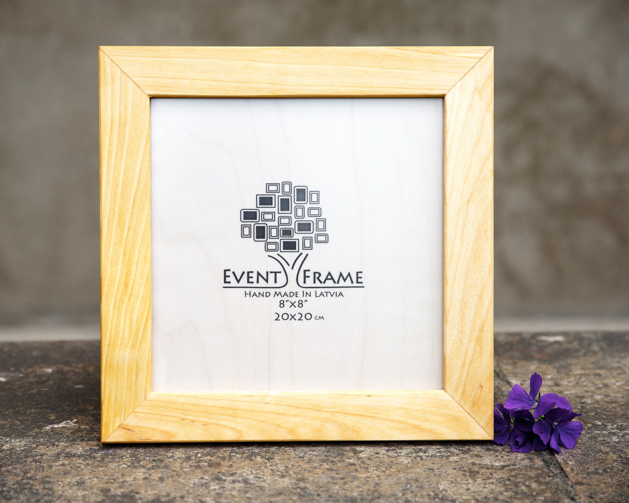 Wooden Picture Frame Birch Photo Frame Square Picture Frame Etsy