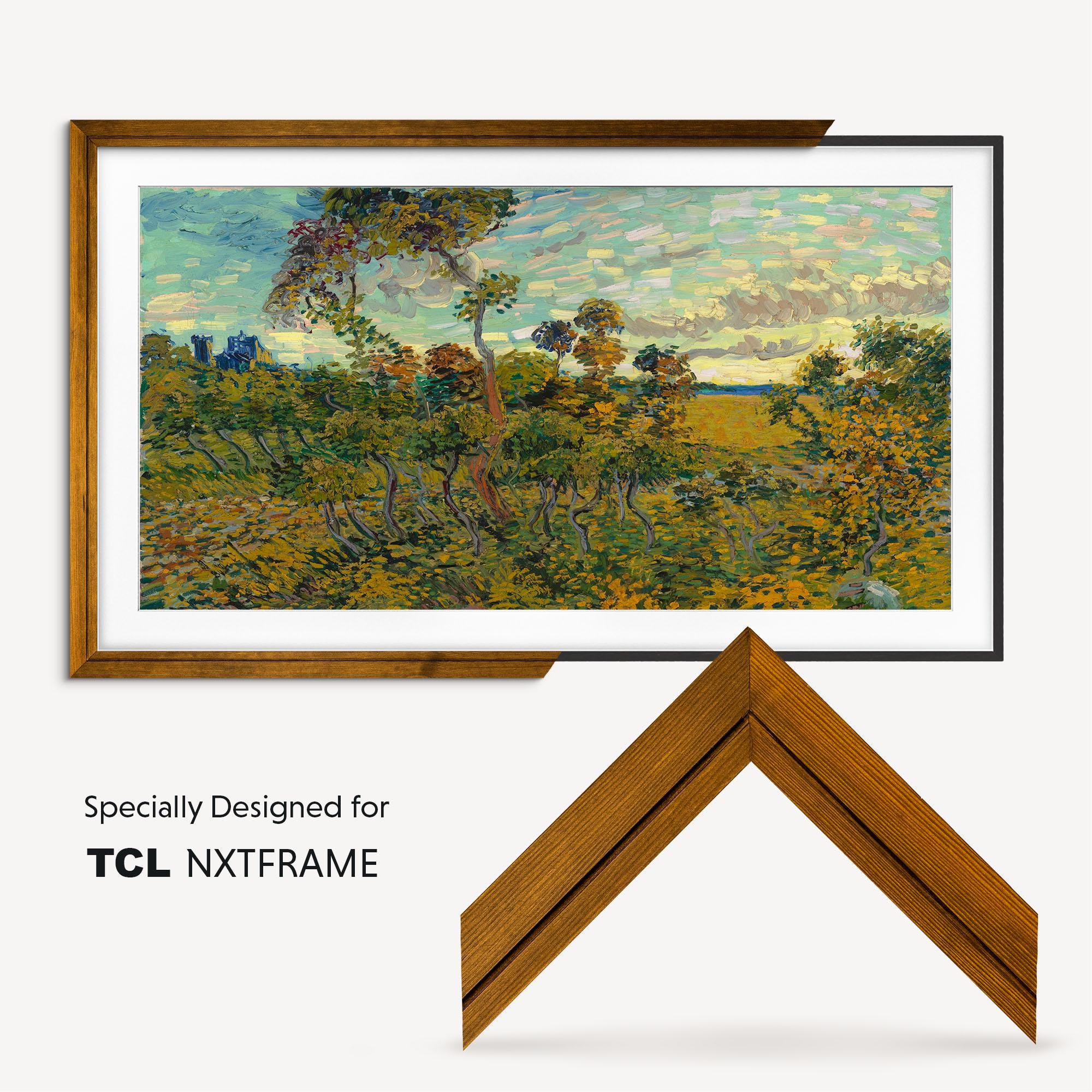 Handcrafted Pine Frame Tv for TCL Nxtvision in Many Sizes, Made