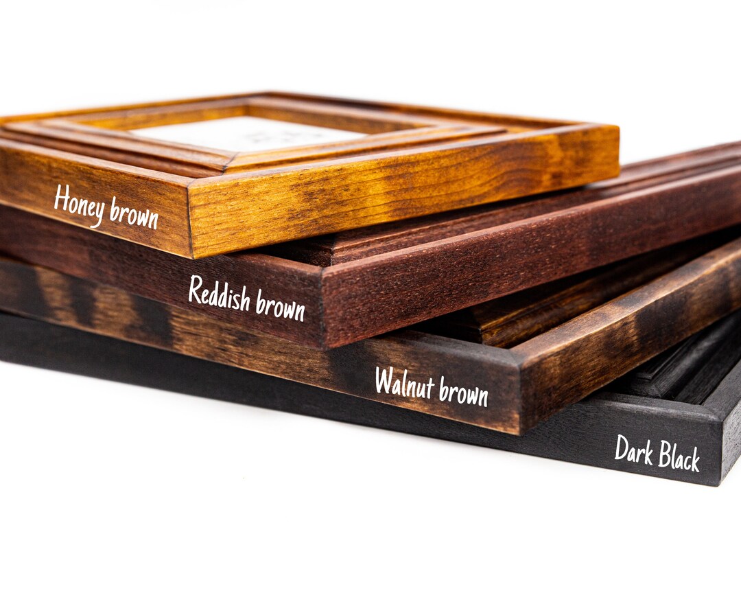 Antique Wooden Photo Frame Custom Size Gallery Wall Frames Etsy