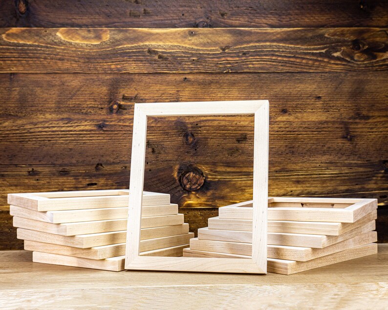 Handmade Wooden Frames in Bulk Unfinished Frames From Solid Etsy