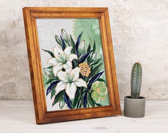 Custom Wood Photo Frame Handcrafted from Solid Birch Hardwood