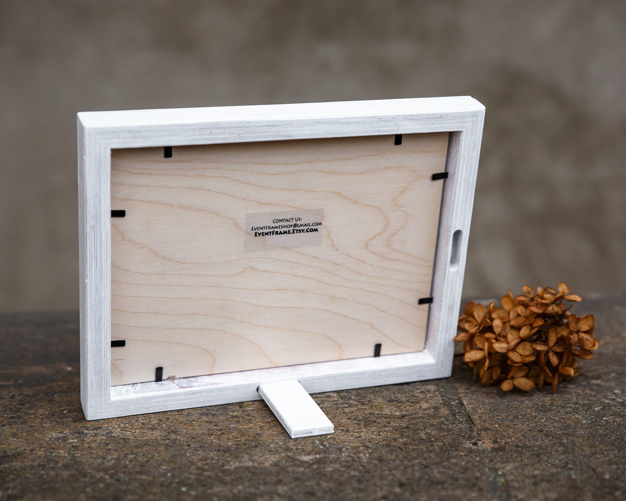 Standard White Wooden Picture Frame
