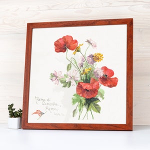 Padauk Picture Frame, Gallery Wall Photo Frame, Diploma Frame, Mid-Century Modern Poster Frame, Any CUSTOM sizes 24x36 24x30 12x16 11x14 A3