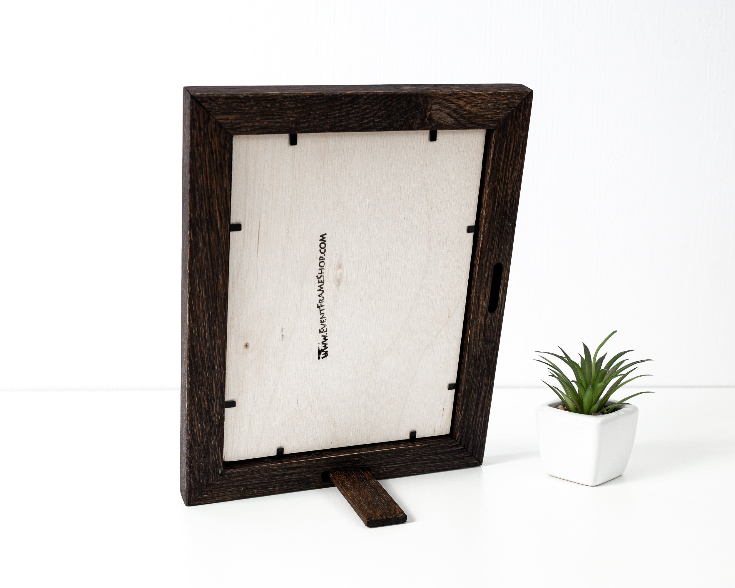 Black Oak Picture Frame Custom Sizes Wood Photo Frame Etsy