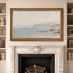 Victorian Gold TV-ram kompatibel med Samsung The Frame, Hisense, TCL