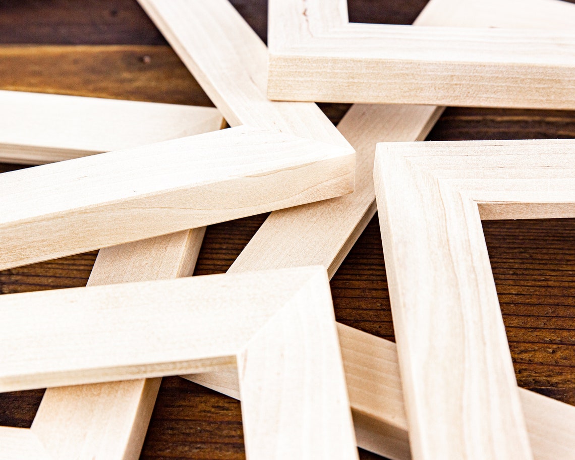 Handmade Wooden Frames in Bulk Unfinished Frames From Solid Etsy