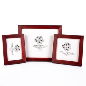 Padauk Picture Frame, Any CUSTOM sizes, Photo booth 2x6, 12x18, 16x20, 24x36, 24x30, 12x16, 11x14, A3, 18x24, diploma frame, poster frame