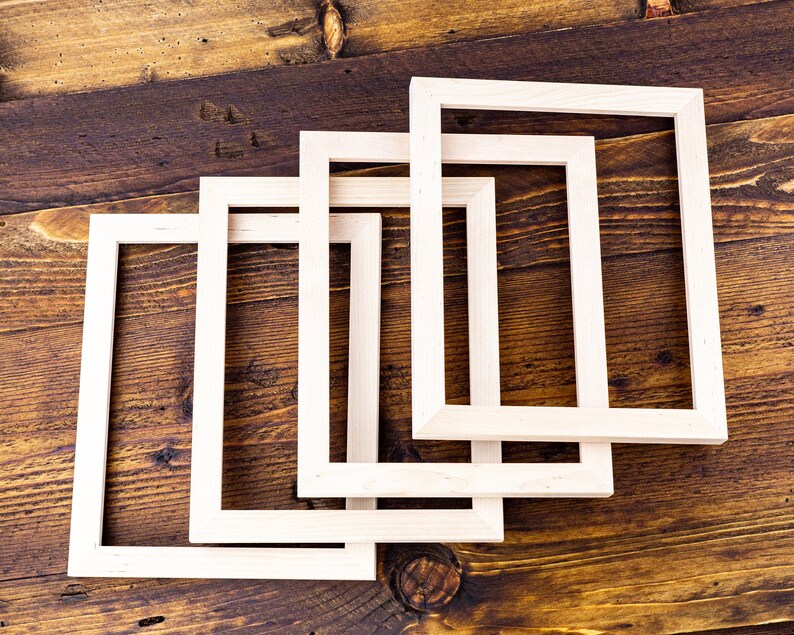 Handmade Wooden Frames in Bulk Unfinished Frames From Solid Etsy