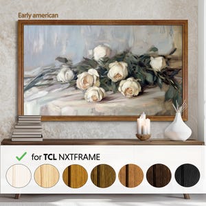 Enhance Your TCL NXTFrame TV with a Handcrafted Hardwood Tv Frame Bezel for Your TCL Tv, Available for 55, 65, 75, 85 Inch TVs