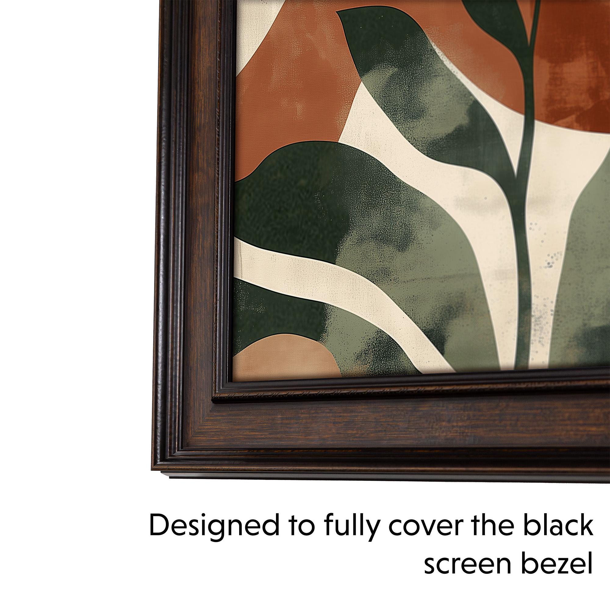 Brushed Brown TV Frame for Samsung the Frame/pro, Hisense Canvastv