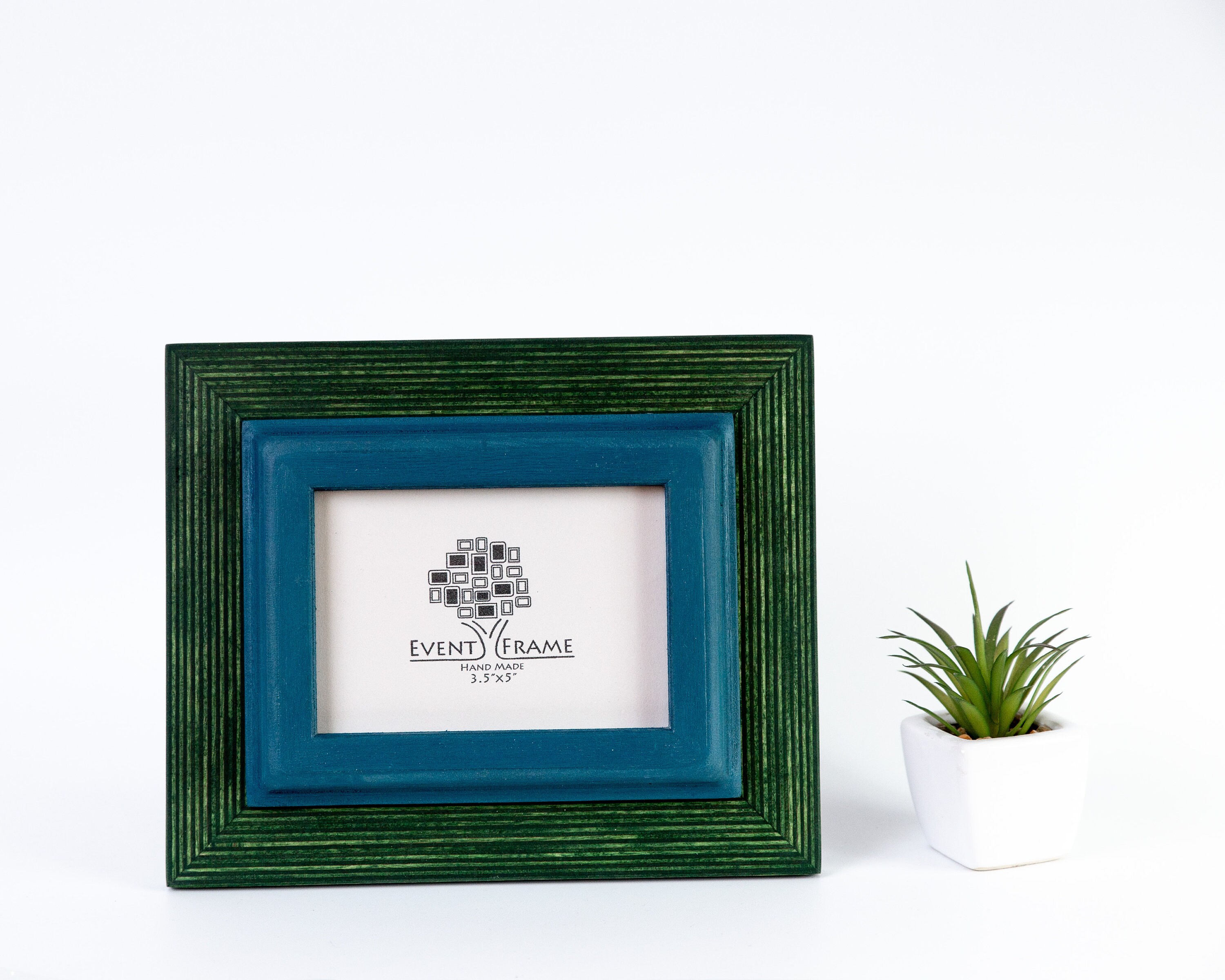 GreenBlue Picture Frames Custom Wood Frames for Family Etsy