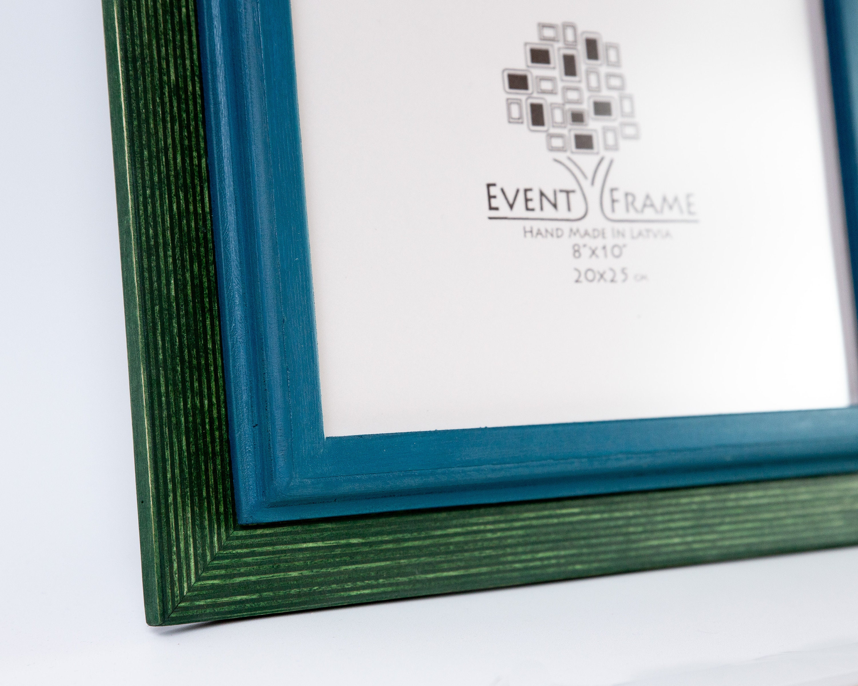 GreenBlue Picture Frames Custom Wood Frames for Family Etsy