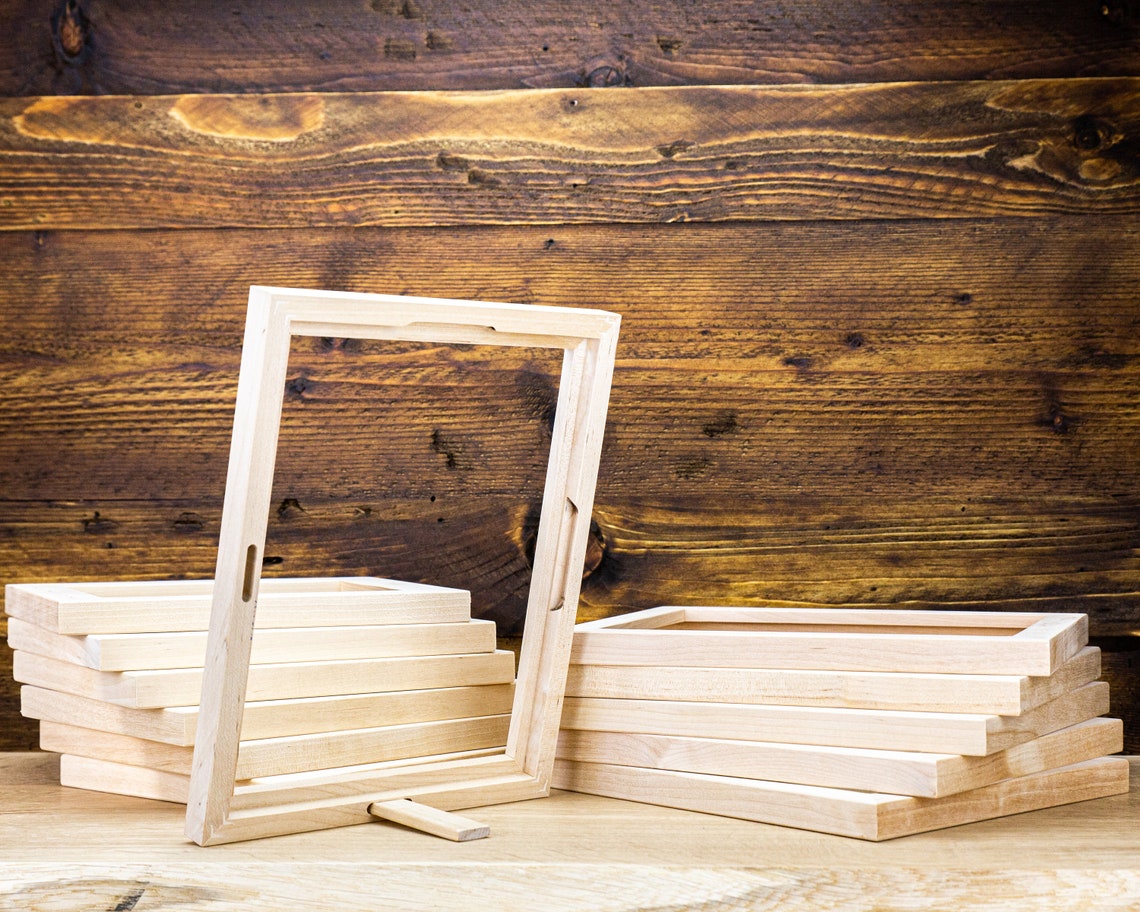 Handmade Wooden Frames in Bulk Unfinished Frames From Solid Etsy