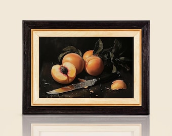 Black and Natural Picture Frame: Custom Sizes Available, Two Toned Frame