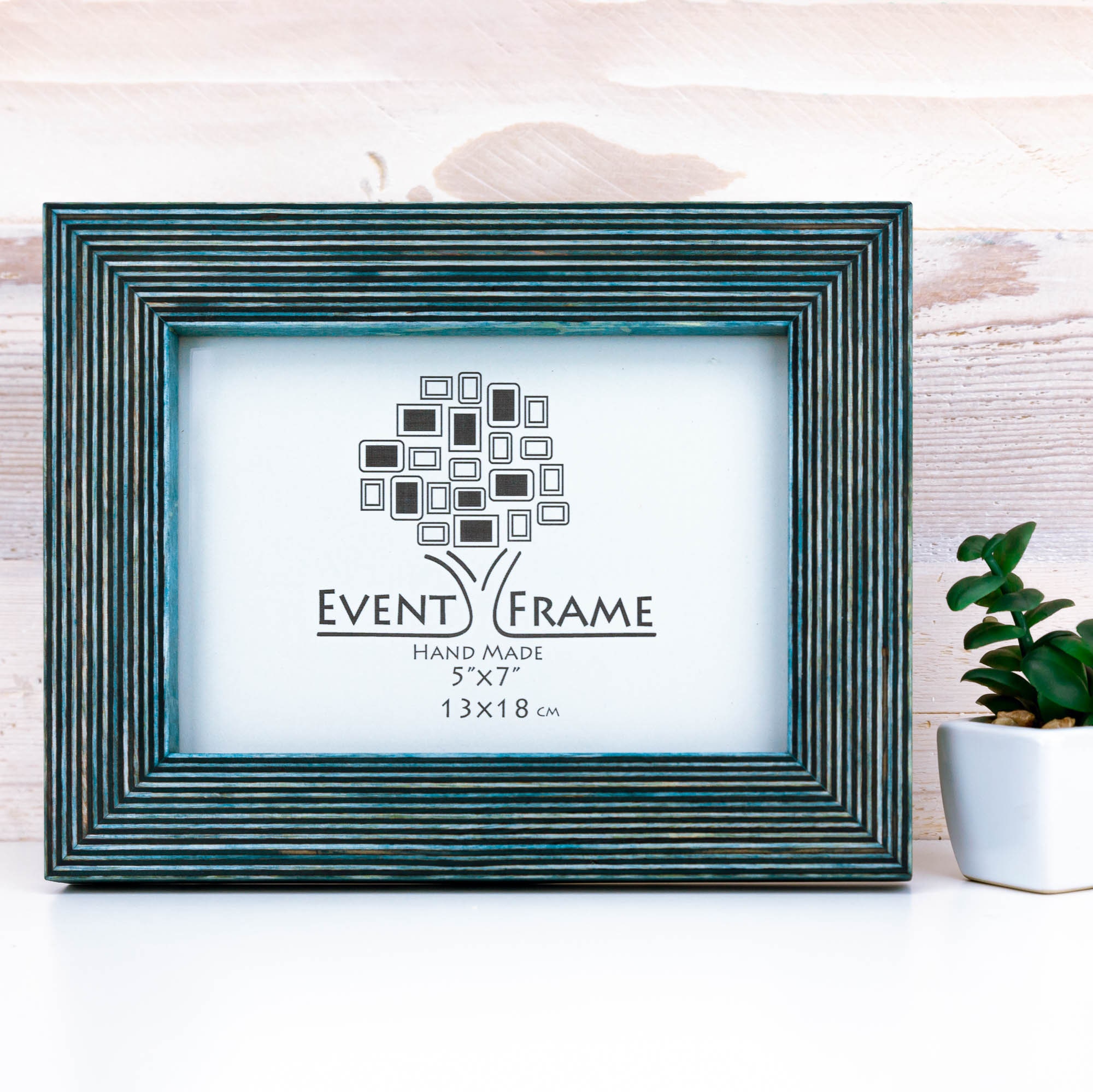 CustomPictureFrames.com 12x12 Frame Black Real Wood Picture Frame Width 1.5 Inches | Interior Frame Depth 0.5 Inches | Sonoma Gold Distressed Photo