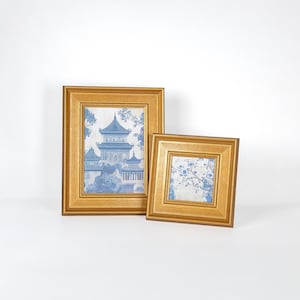 Marco de fotos de pan de oro: arte de pared de galería de estilo vintage, hecho a medida/tamaños personalizados