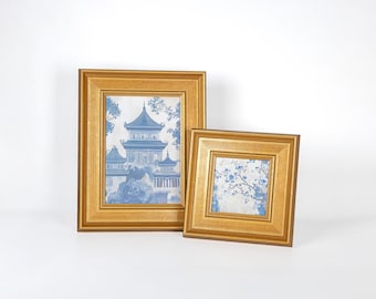 Gold Leaf Picture Frame: Vintage Style Gallery Wall Art , Custom Made/Sizes