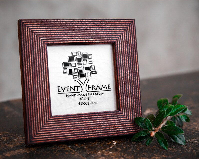 Brown Picture Frame Wooden Handmade Frame Wall Decor Photo Etsy UK