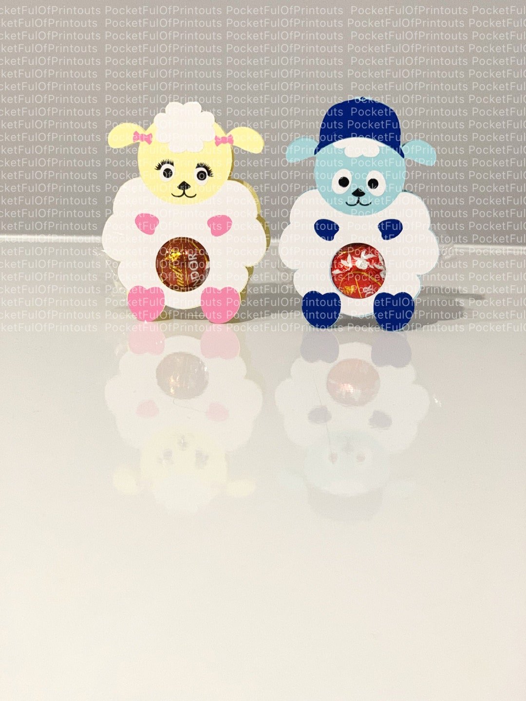 Sheep LINDT Chocolate Holder Also Available on Etsy Australia