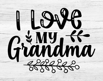 Free Free 143 I Love My Grandma Svg SVG PNG EPS DXF File