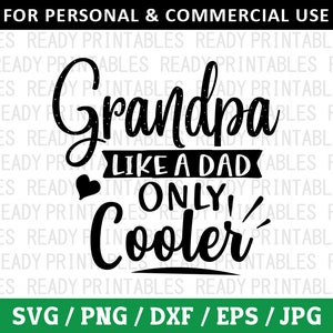 Opa wie ein Vater nur Cooler SVG, Opa SVG, Png, lustige Opa SVG, Rentner SVG, SVG-Dateien für Cricut, Silhouette