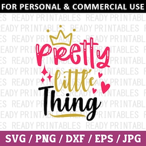 Pretty Little Thing SVG, Baby Svg, Png, Newborn Svg, Baby Boy Svg, Baby Girl Svg, Baby Onesie Svg, Svg Files for Cricut, Silhouette