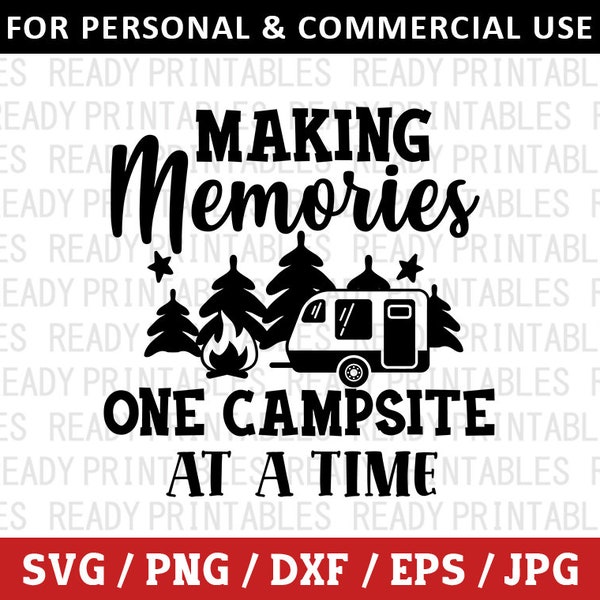 Personalized Rv Mat Making Memories Camping Couple - Personalized Doormat Personalized Camping Doormat