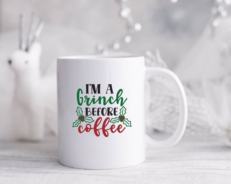 Download I'm A Grinch Before Coffee Svg Christmas Svg Christmas | Etsy