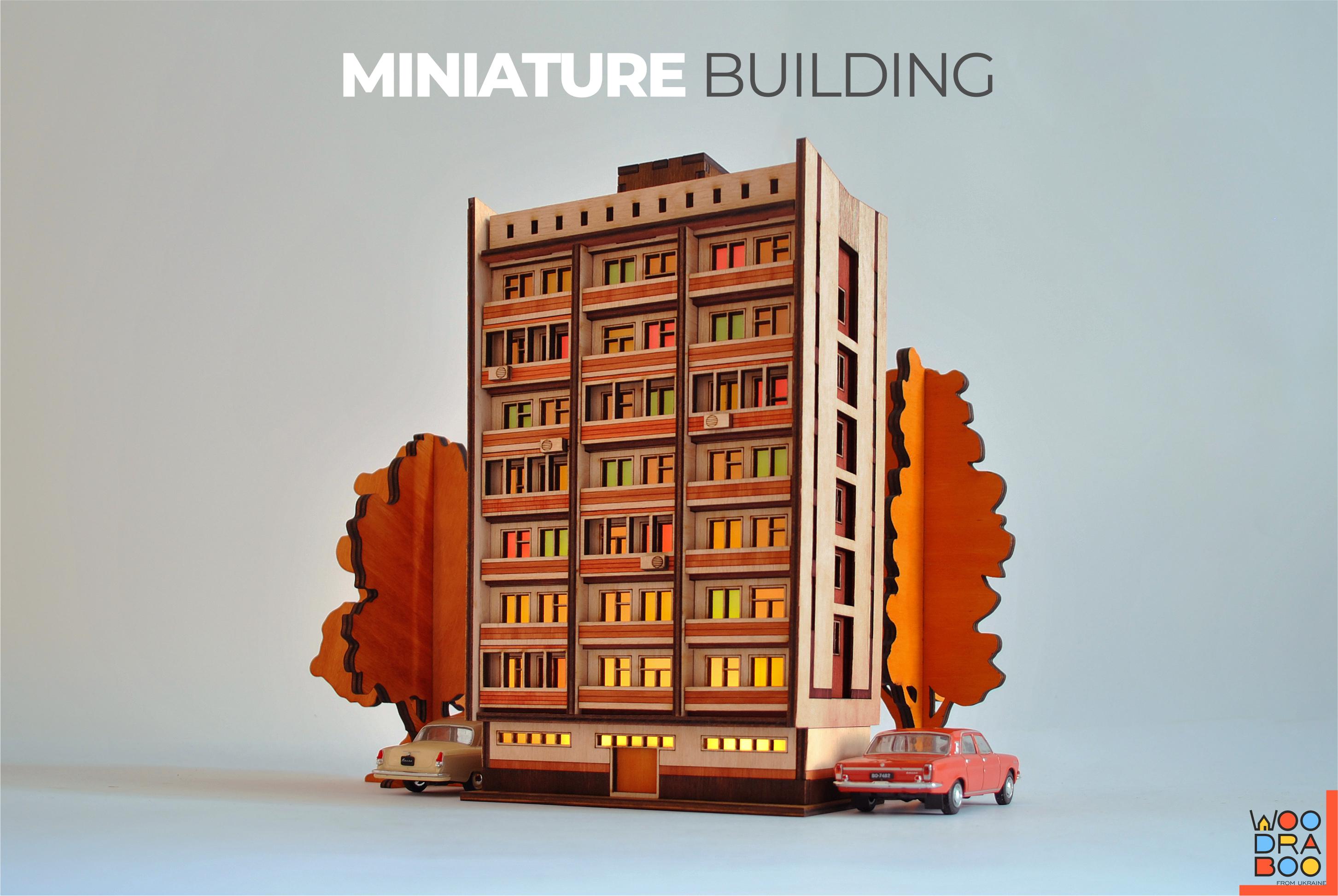 Outland Models Railroad Scenery City Style Tall Apartment - Foto 10