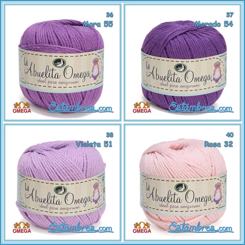 la ABUELITA OMEGA [50grs] - Ideal for Amigurumi 100% NON-Mercerized Cotton Yarn image 9