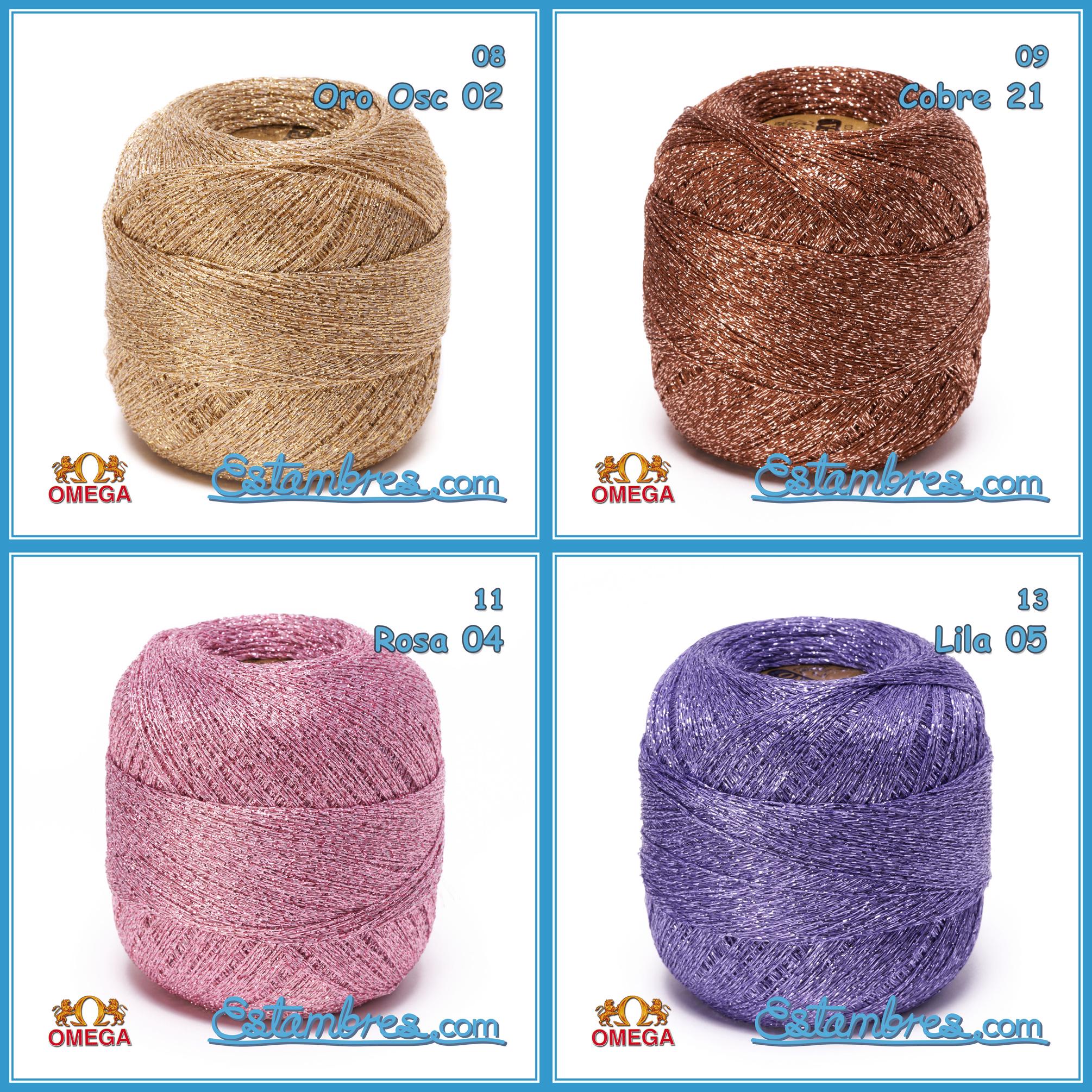 CROCHET METALLIC [25grs] - Sparkly Fine Thread by Omega - Etsy