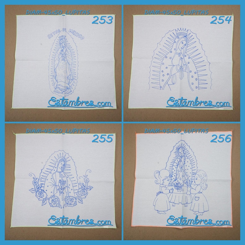 VIRGEN [Diamante 45x50cm] - Napkins for Stamped Cross-Stitch Embroidery image 9
