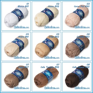 SINFONIA [100grs] by Omega - Elegant Fine 100% Mercerized Cotton Yarn for Knitting and Crafts image 3