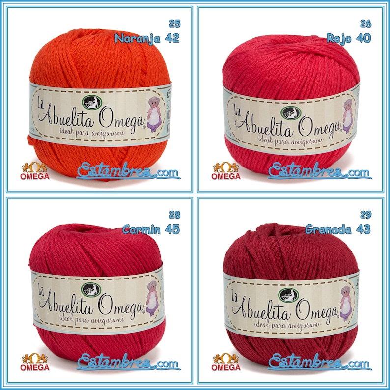 la ABUELITA OMEGA [50grs] - Ideal for Amigurumi 100% NON-Mercerized Cotton Yarn image 7