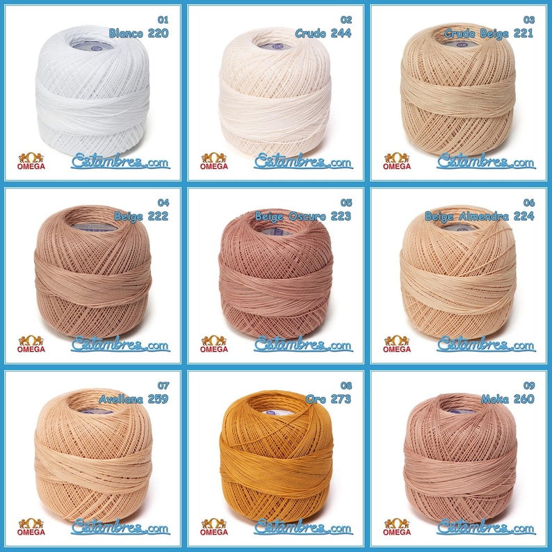 CROCHET OMEGA NO.20 [30grs] - 100% Mercerized Cotton Yarn for Fine Crochet image 2