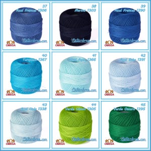 CROCHET OMEGA NO.30 [30grs] - 100% Mercerized Cotton Yarn for Fine Crochet image 6