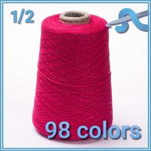 CRYSTAL [300grs] - 1 of 2 - La Pantera Rosa | Fine Mexican Crochet Thread Yarn for Clothing and Crafts