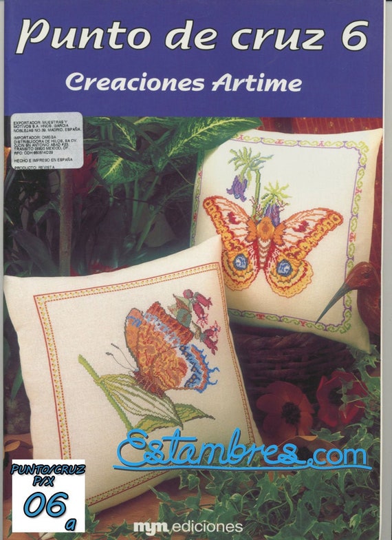 Jadeo evidencia vértice Punto De Cruz No.06 embroidery Pattern Magazine by - Etsy
