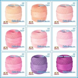 CROCHET OMEGA NO.30 [30grs] - 100% Mercerized Cotton Yarn for Fine Crochet image 5