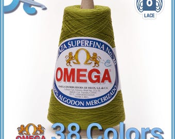 SUPERFINA NO.20 [240grs] by Omega - 100% Mercerized Cotton Yarn ideal for Fine Crochet