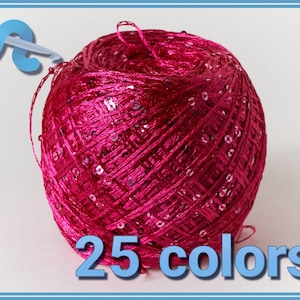 LENTEJUELA [100grs] - Fine Sequin Shiny Thread for Crafts